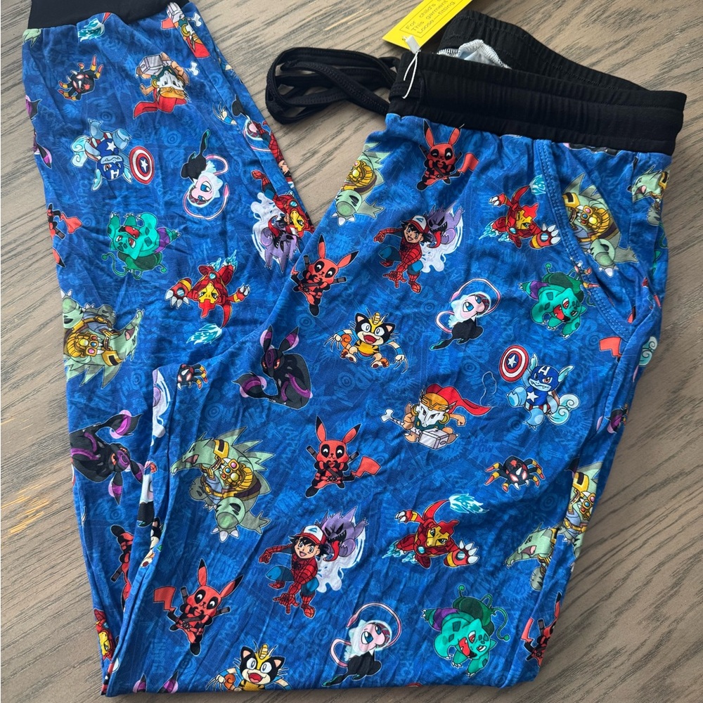 Pokemon “Poke Hero”  custom Bamboo  Jogger Size XL by LucaNinoandCo.
